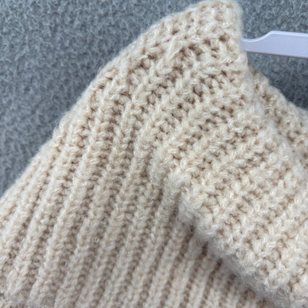 Meshki Cream Off-the-Shoulder Knit Sweater - Picture 9 of 12